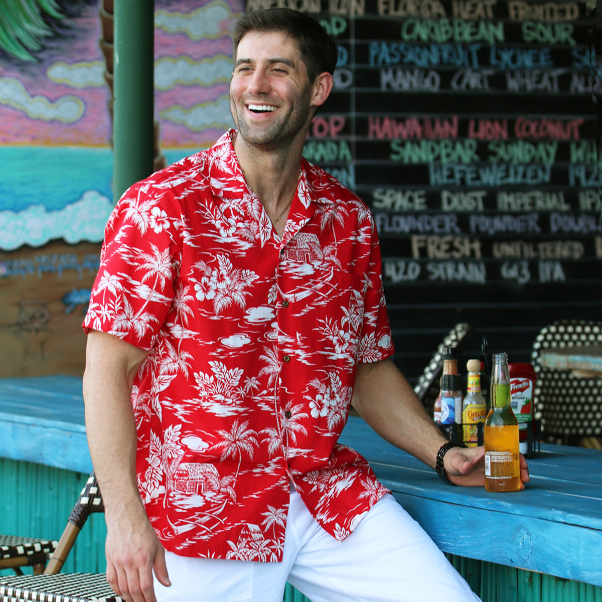 Two Palms Hawaiian Shirt | Muumuu Mall by Muumuu Rainbow