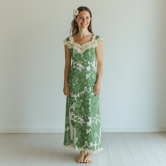 Baby Ruffle Hibiscus Hawaiian Dress