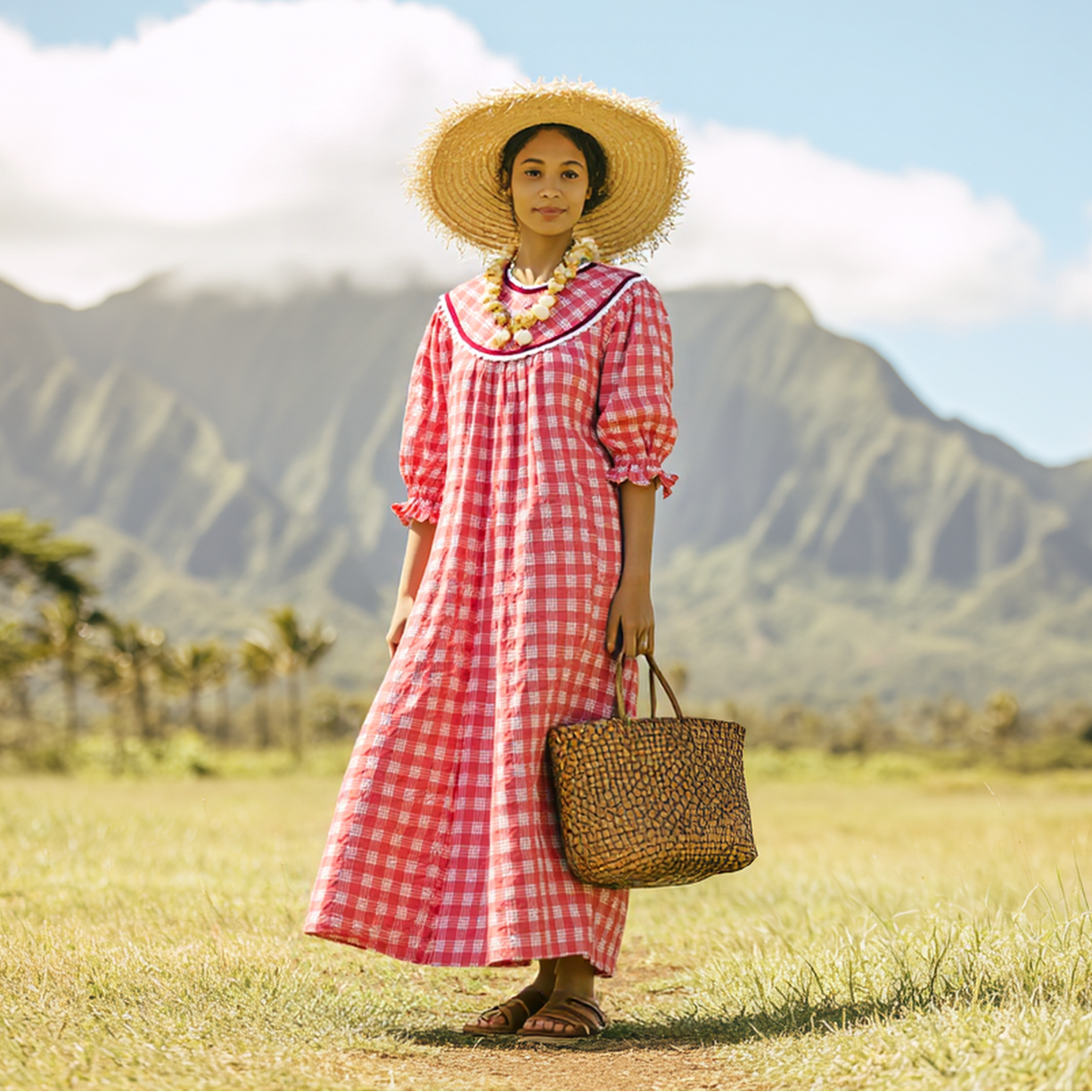 mamama！akiki チュールフラワーブラウス Monstera Cereus Purple Leilani Floral Maxi Dress – Lavahut