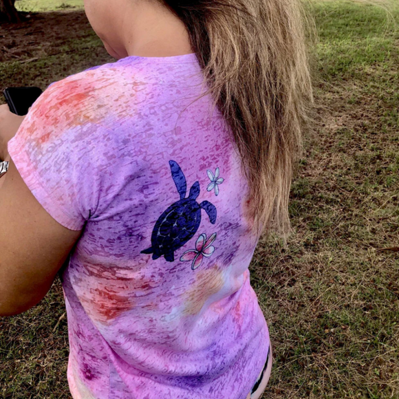 KaiWahineDesignsSeatoSunsetWomensTee