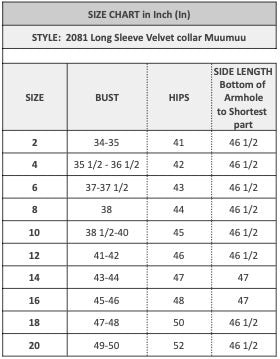 SizeChart