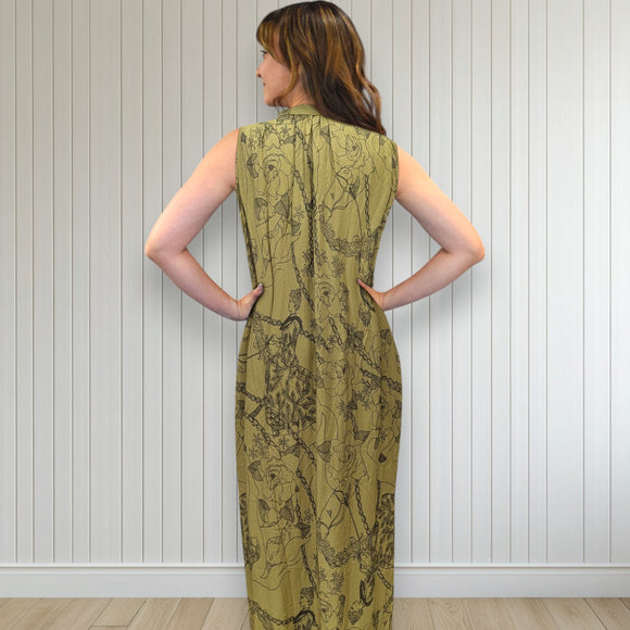 Tropical Vista Shirt Dress
