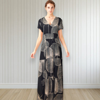 Women VNeck Rayon Dress