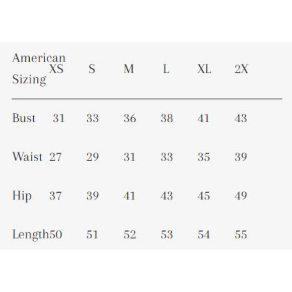 SizeChart