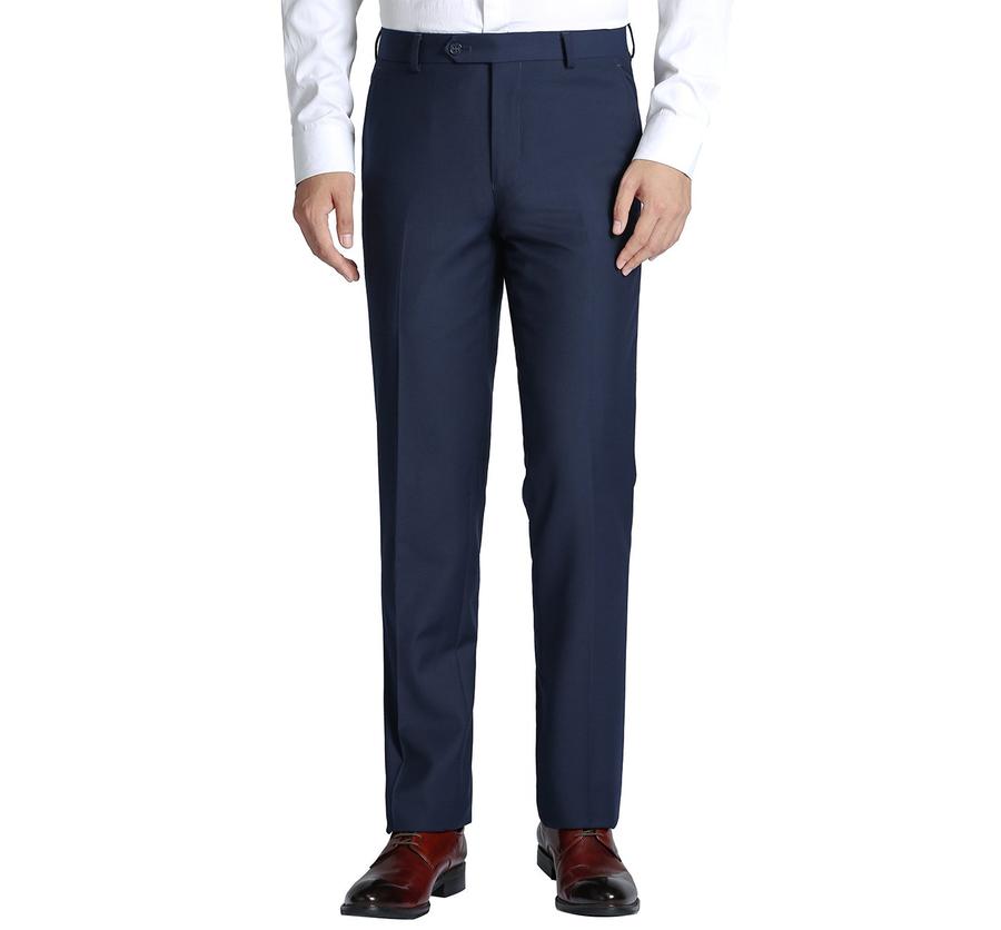 navy blue dress pants skinny Slim Fit Dress Pants