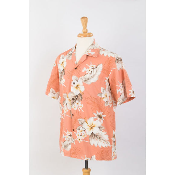 Matching Hawaiian Shirt in Pink Peach