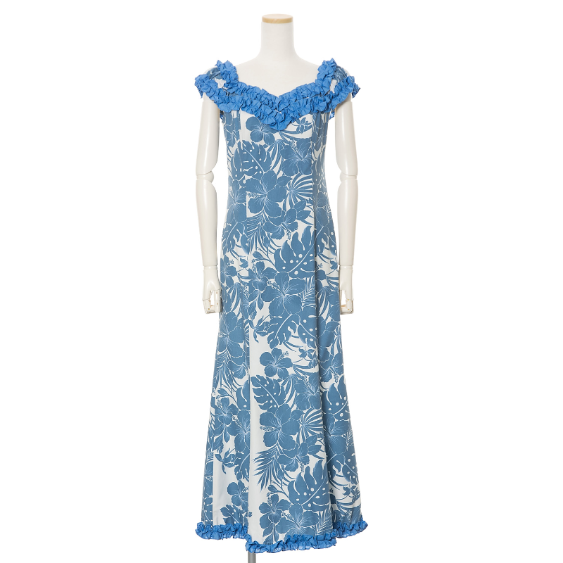 Baby Ruffle Special Occasion Hibiscus Hawaiian Dress Muumuu Mall by Muumuu Rainbow