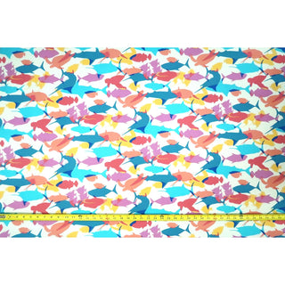 Fish & Turtle Tropical Animal Fabric - Muumuu Outlet
