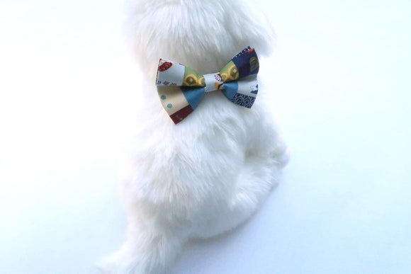 Blue Dog's Collar Bow Tie - Muumuu Outlet