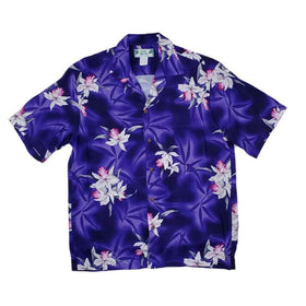 Purple Orchid Floral Print Shirt | Purple - 0