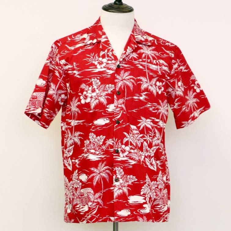 Beach please Aloha shirt Ecru