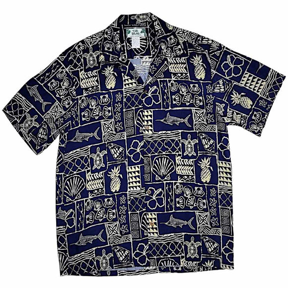 Polynesian Retro Vintage Style Hawaiian Shirt