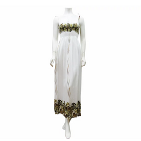 Tube Top Free Size Beach Dress | White, Green, Black - Muumuu Outlet