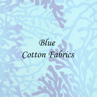 Blue Cotton Hawaiian fabrics