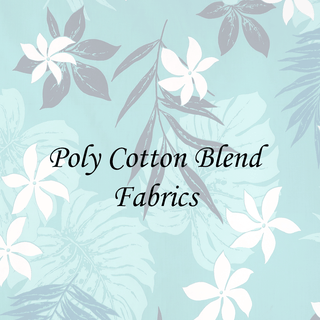 Poly Cotton Blend Hawaiian Fabrics