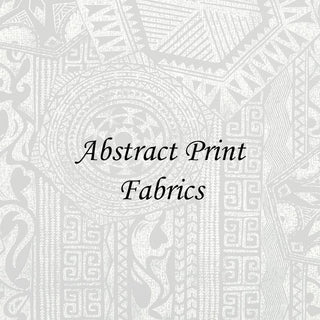 Abstract cotton and polycotton Hawaiian Fabrics