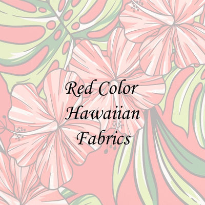 Red Hawaiian Fabrics