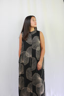 Rayon Shirt Dress with Pockets in Loulu Palm Leaf Print (Mid-Calf Length)-6