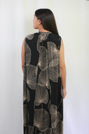 Rayon Shirt Dress with Pockets in Loulu Palm Leaf Print (Mid-Calf Length)-8
