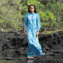 Kimono Sleeve Hawaiian Dress Bamboo