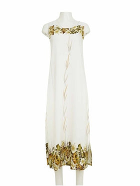 Hawaiian Long Column Dress