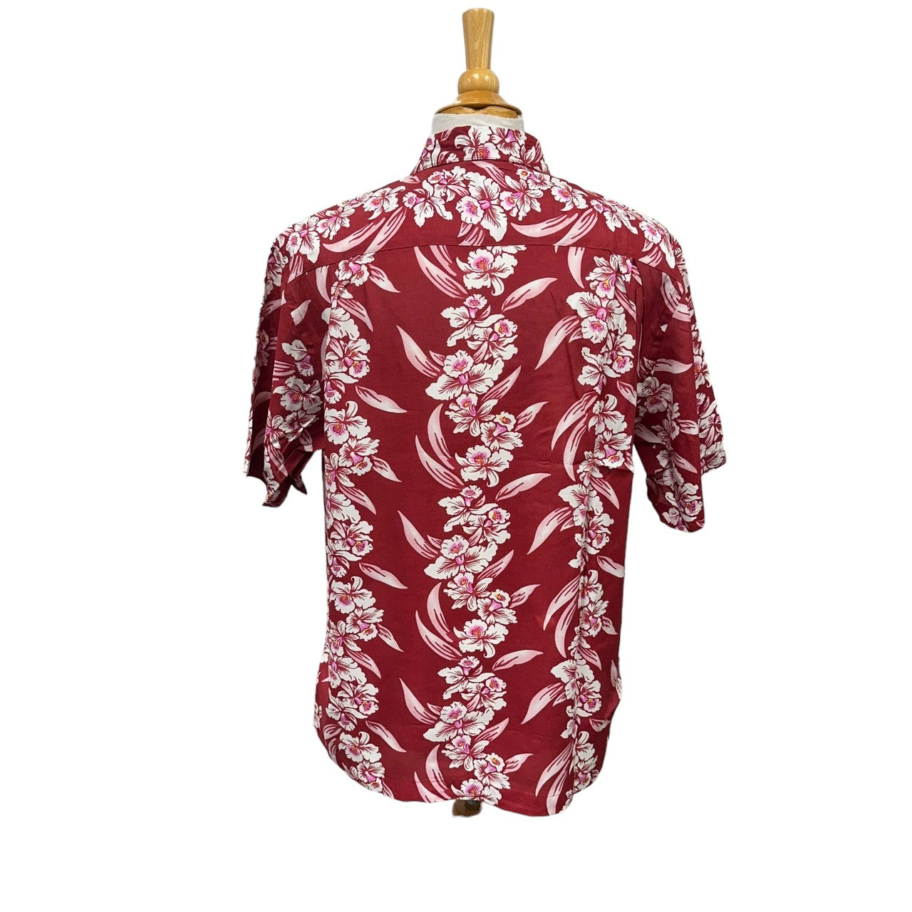 Vintage Hibiscus Print Hawaiian Shirt - RED | Vintage Aloha Shirts Brand: Kamehameha