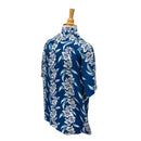 Vintage Hibiscus Print Hawaiian Shirt - BLUE | Vintage Aloha Shirts Brand: Kamehameha-4