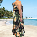 Women's One Shoulder Hawaiian Dress