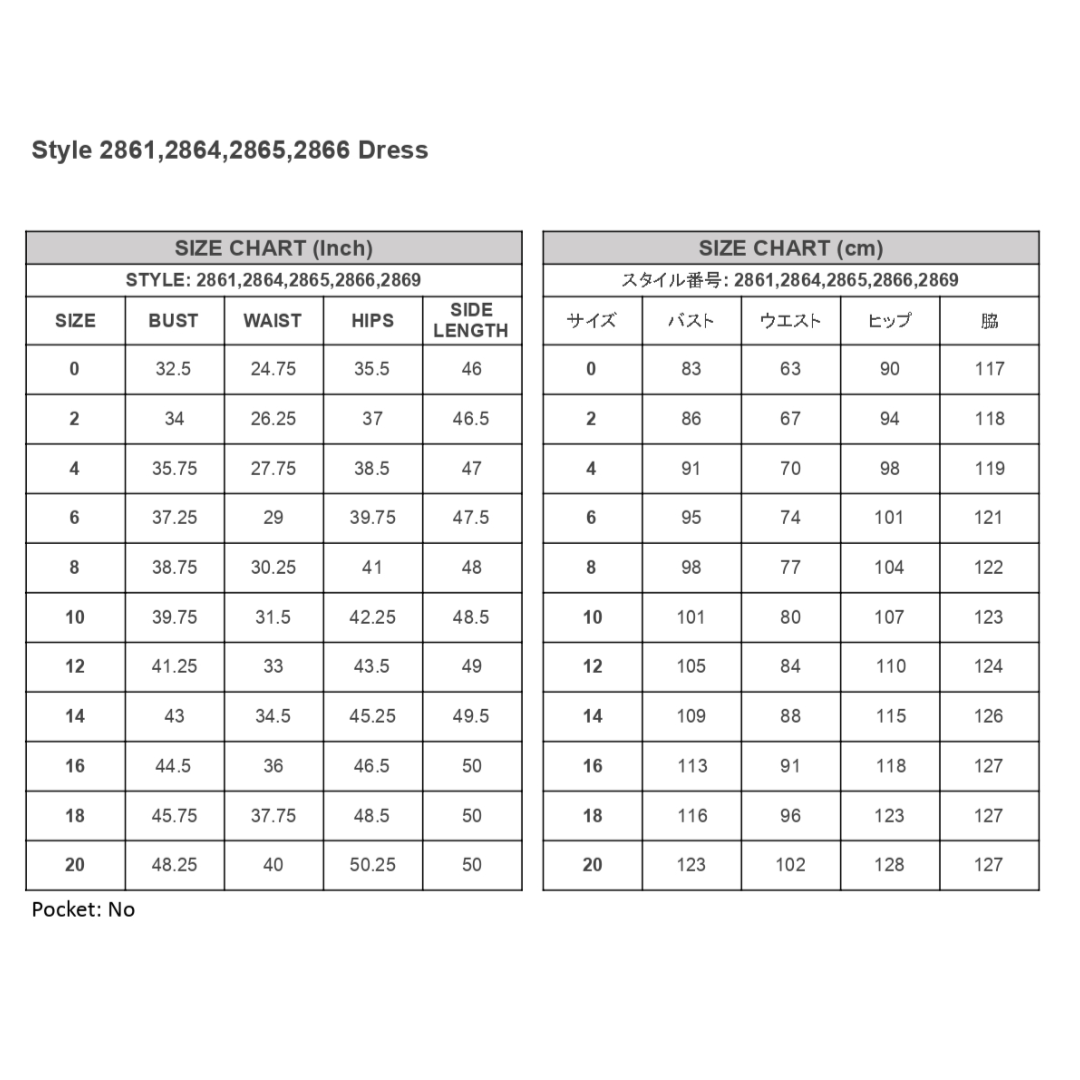 Sizechart