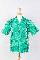 Hawaiian Muumuu Dress with Baby Ruffle Lei Floral Hawaiian Dress-11