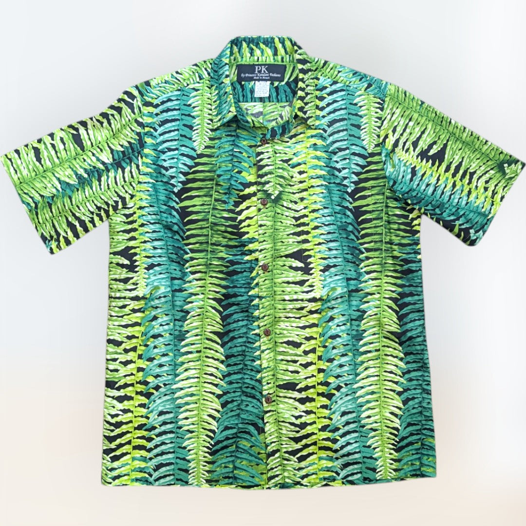 BeautifulGreenFernsHawaiianShirt