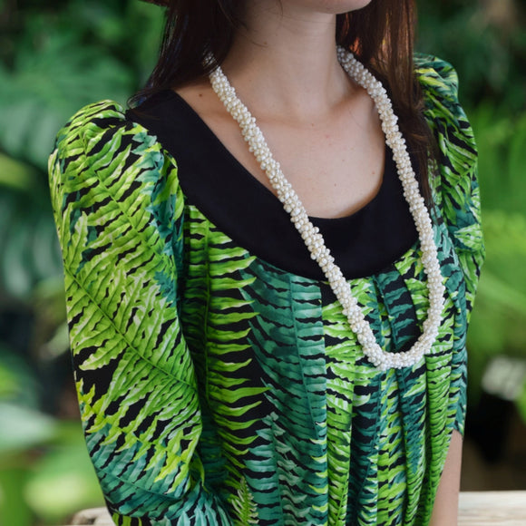Beautiful Green Ferns Muumuu Dress