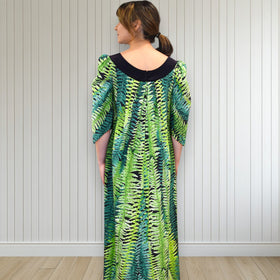 Beautiful Green Ferns Muumuu Dress
