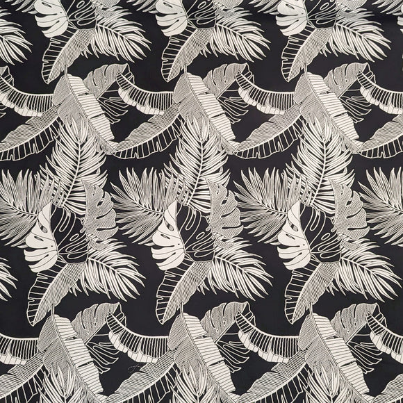 BlackHawaiianFabricwithMonstera