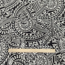 Black Turtle Polynesian Tribal Hawaiian Fabric – Bold Island Print Cotton-2