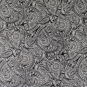 Black Turtle Polynesian Tribal Hawaiian Fabric – Bold Island Print Cotton