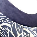 Black Pineapple Tapa Velvet Collar Muumuu Dress