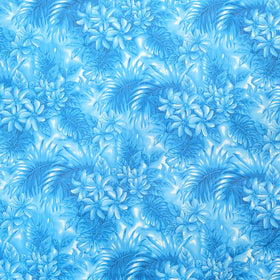 BlueHawaiianFabricwithPlumeriaPrint