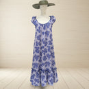 Blue Gingham Hawaiian Muumuu Dress Ohia Lehua