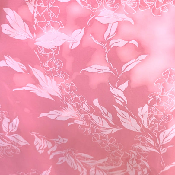 Blush Blossom Muumuu – White Eyelet & Maile Puakenikeni Print