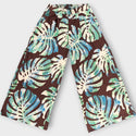 Island Design Breathable Wide Pants - 95％Polyester ＆ 5％ Spandex