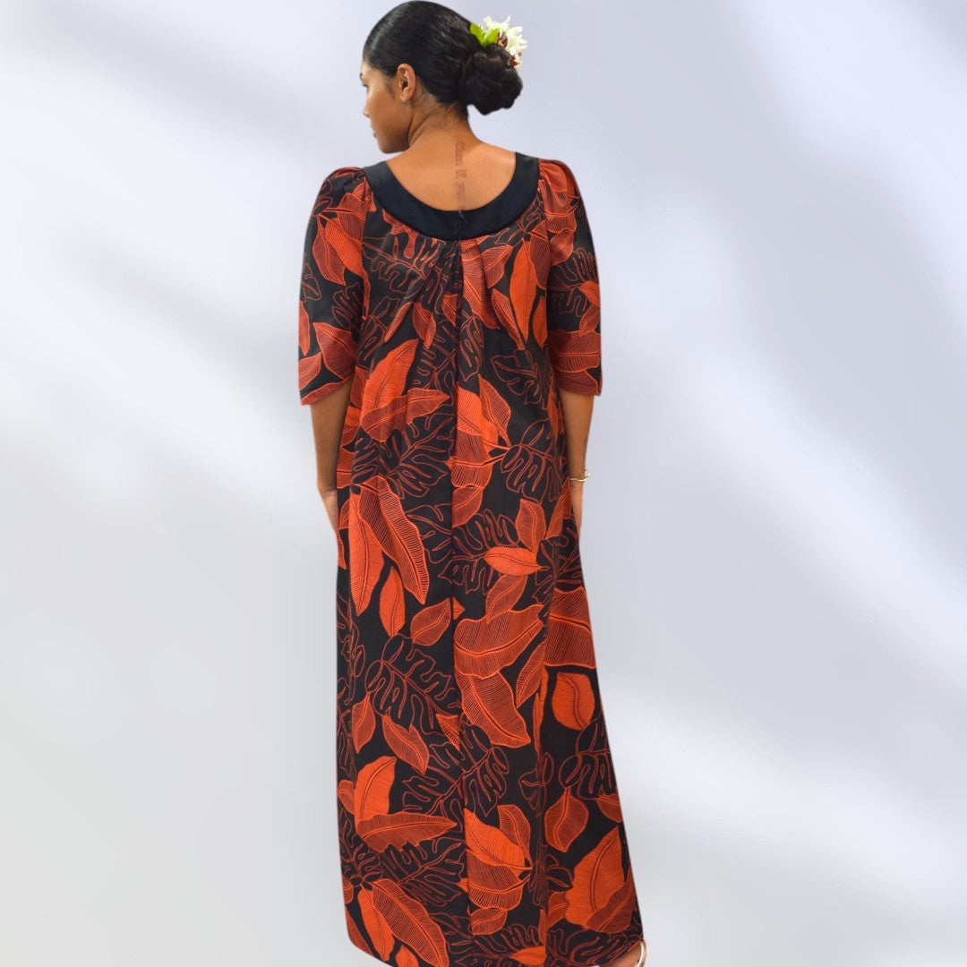 Crimson Shadow Muumuu Dress