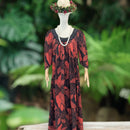 Crimson Shadow Muumuu Dress