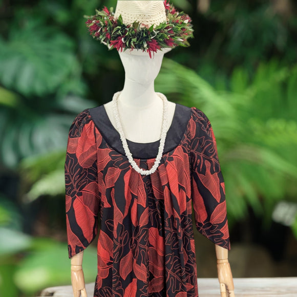 Crimson Shadow Muumuu Dress