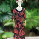 Crimson Shadow Muumuu Dress