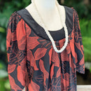 Crimson Shadow Muumuu Dress