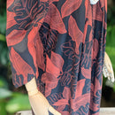 Crimson Shadow Muumuu Dress