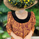 Crimson Tribal Muumuu Dress