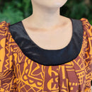 Crimson Tribal Muumuu Dress