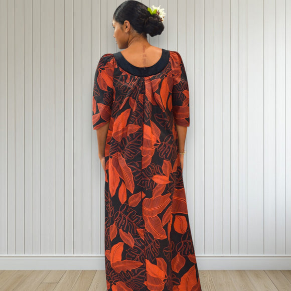 Crimson Shadow Muumuu Dress
